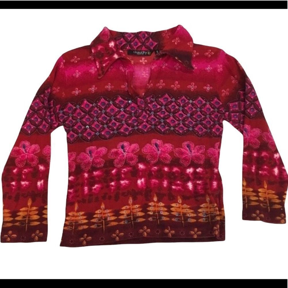 Chaudry KC Three-Quarter Length Top